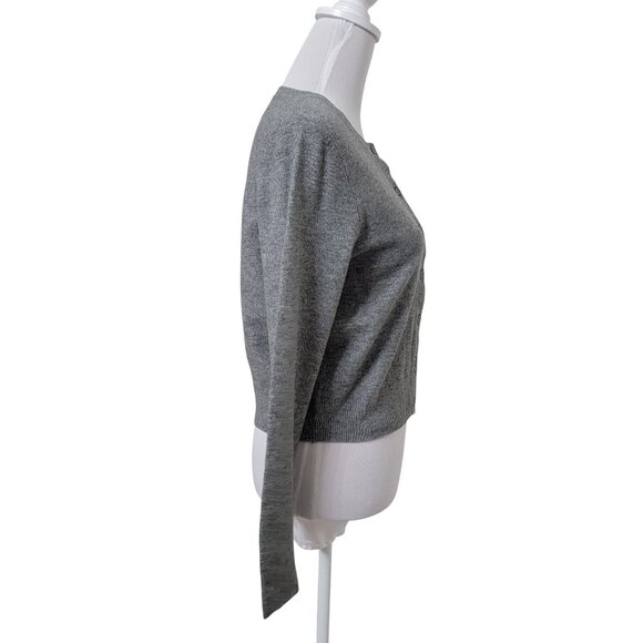 a new day Size XS Gray Button Front Long Sleeve Cardigan, Gently Used Condition - Picture 5 of 11